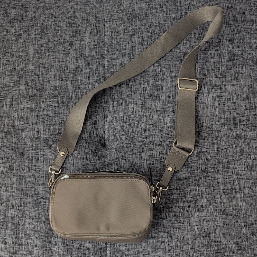 Gray Crossbody Bag